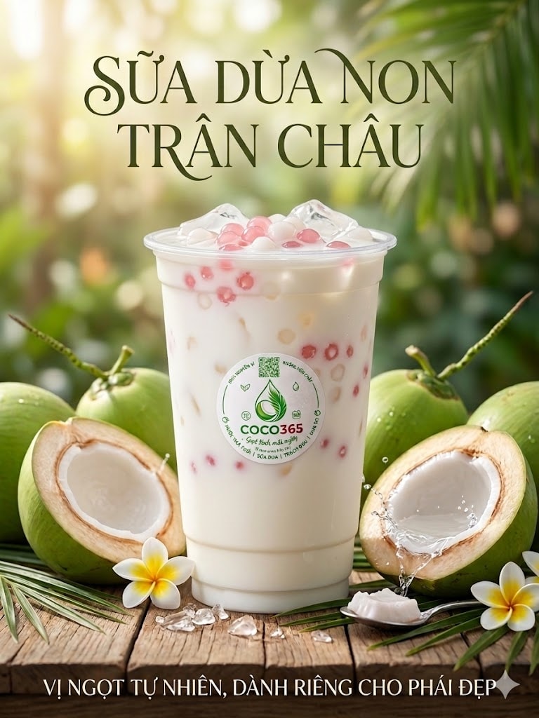 SỮA DỪA NON TRÂN CHÂU