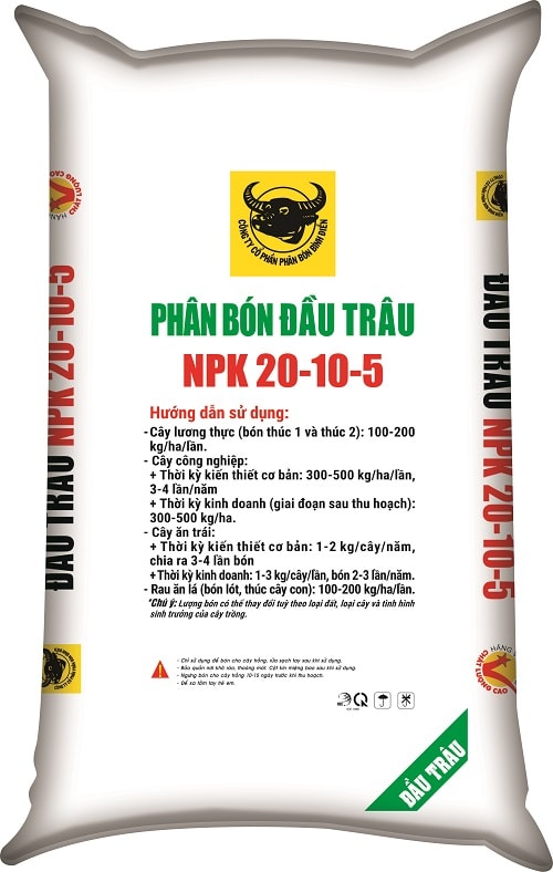 NPK ĐẦU TRÂU 20-10-5 2