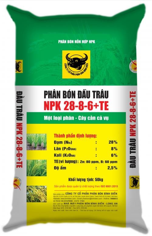 NPK 28-8-6+TE (Chuyên dùng cho lúa)