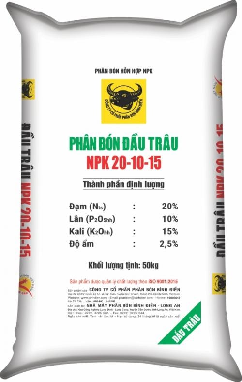 NPK ĐẦU TRÂU 20-10-15