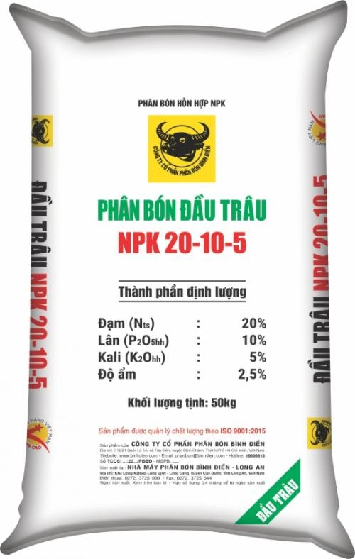 NPK ĐẦU TRÂU 20-10-5