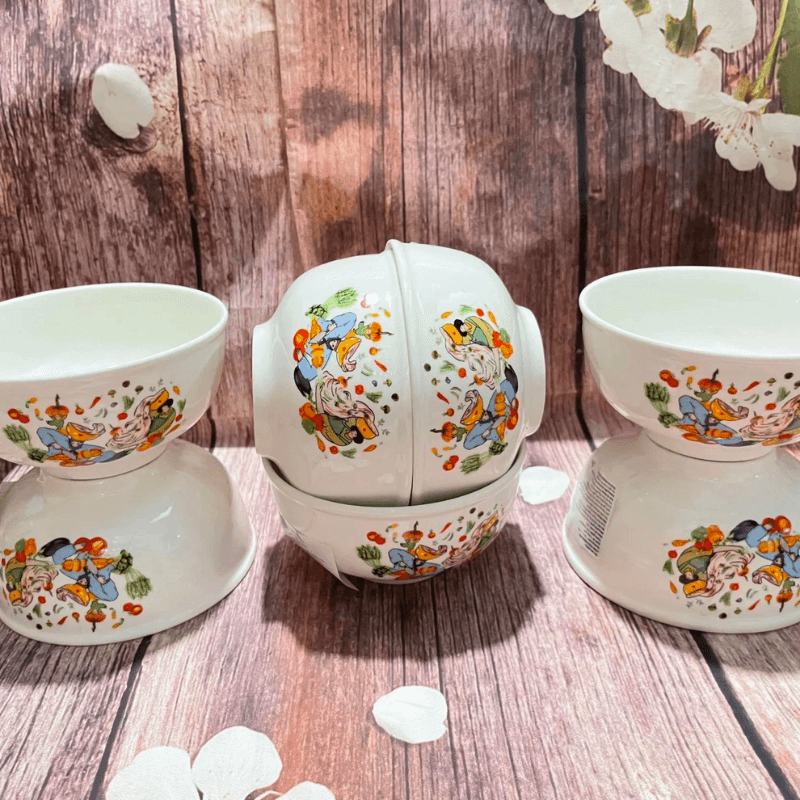 Chén sứ họa tiết Mini Min 4