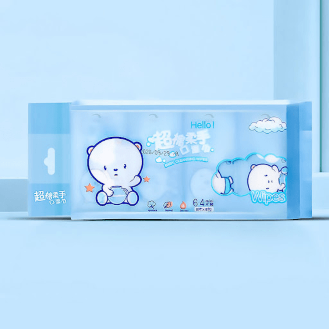 Gói khăn ướt bỏ túi không mùi, dễ bỏ túi Mini Min 5