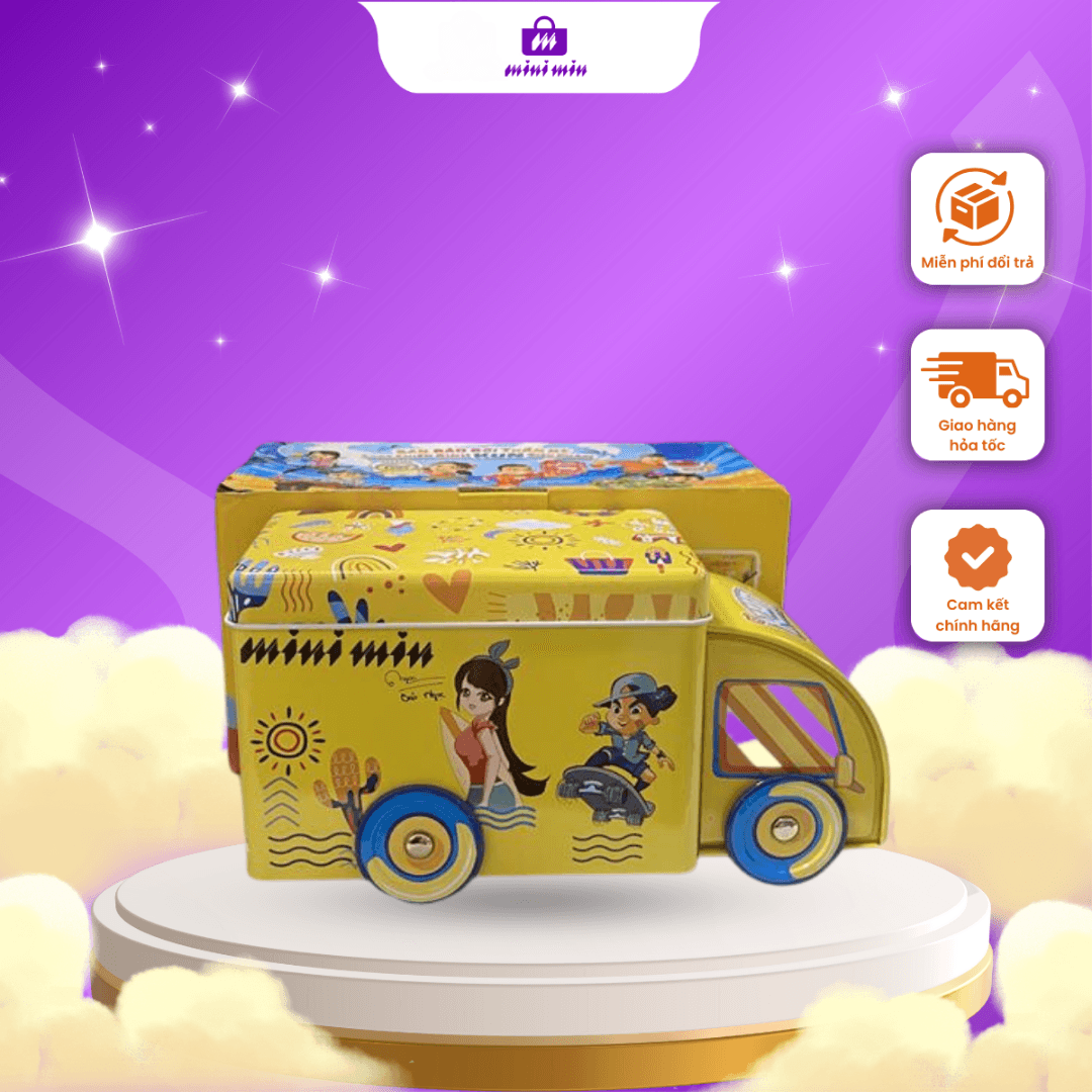 Xe ô tô màu Kun đa sắc cho bé Mini Min