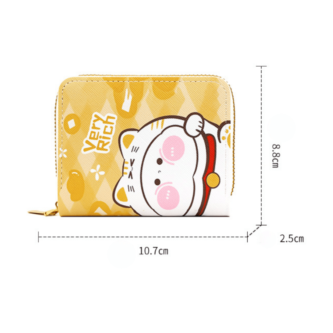Ví nữ nhiều ngăn hình gấu cute Mini Min phong cách Hàn Quốc 2