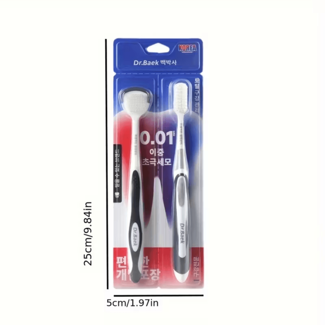 Set 2 cái bàn chải đánh răng Banner Mini Min vệ sinh răng miệng hiệu quả 2
