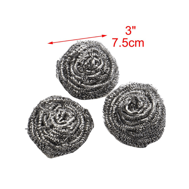 Set 6 miếng chà xoong inox không gỉ không xước Mini Min 2