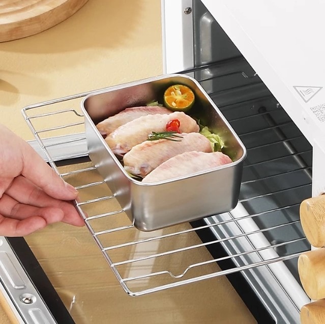 Hộp inox có nắp Mini Min lưu trữ thực phẩm hiệu quả 5