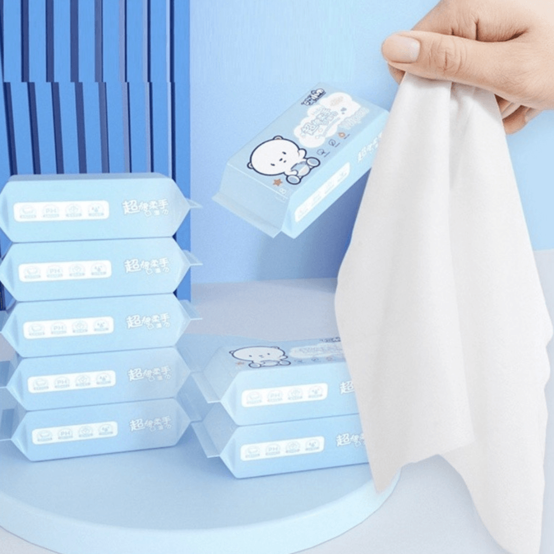 Gói khăn ướt bỏ túi không mùi, dễ bỏ túi Mini Min 6