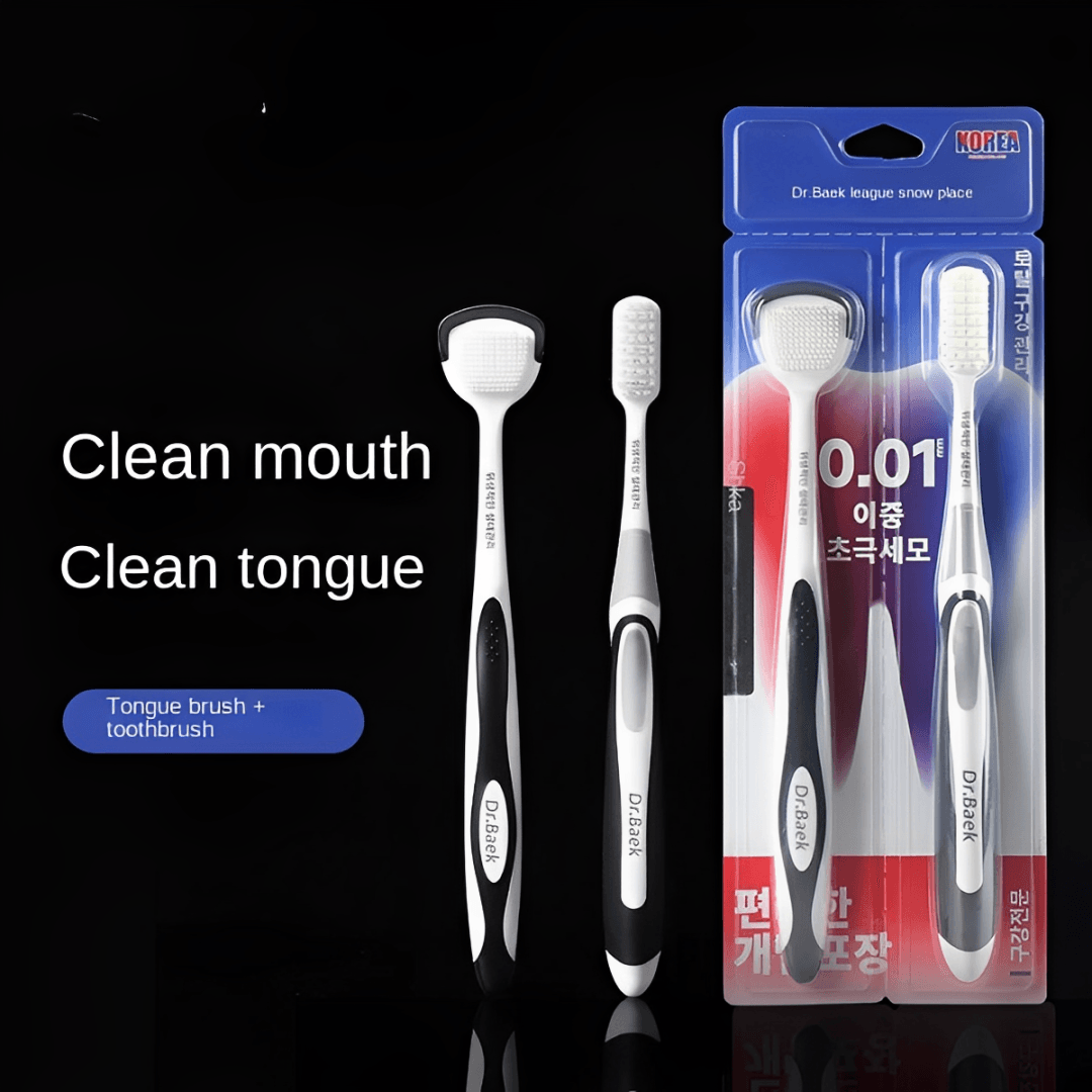 Set 2 cái bàn chải đánh răng Banner Mini Min vệ sinh răng miệng hiệu quả 8