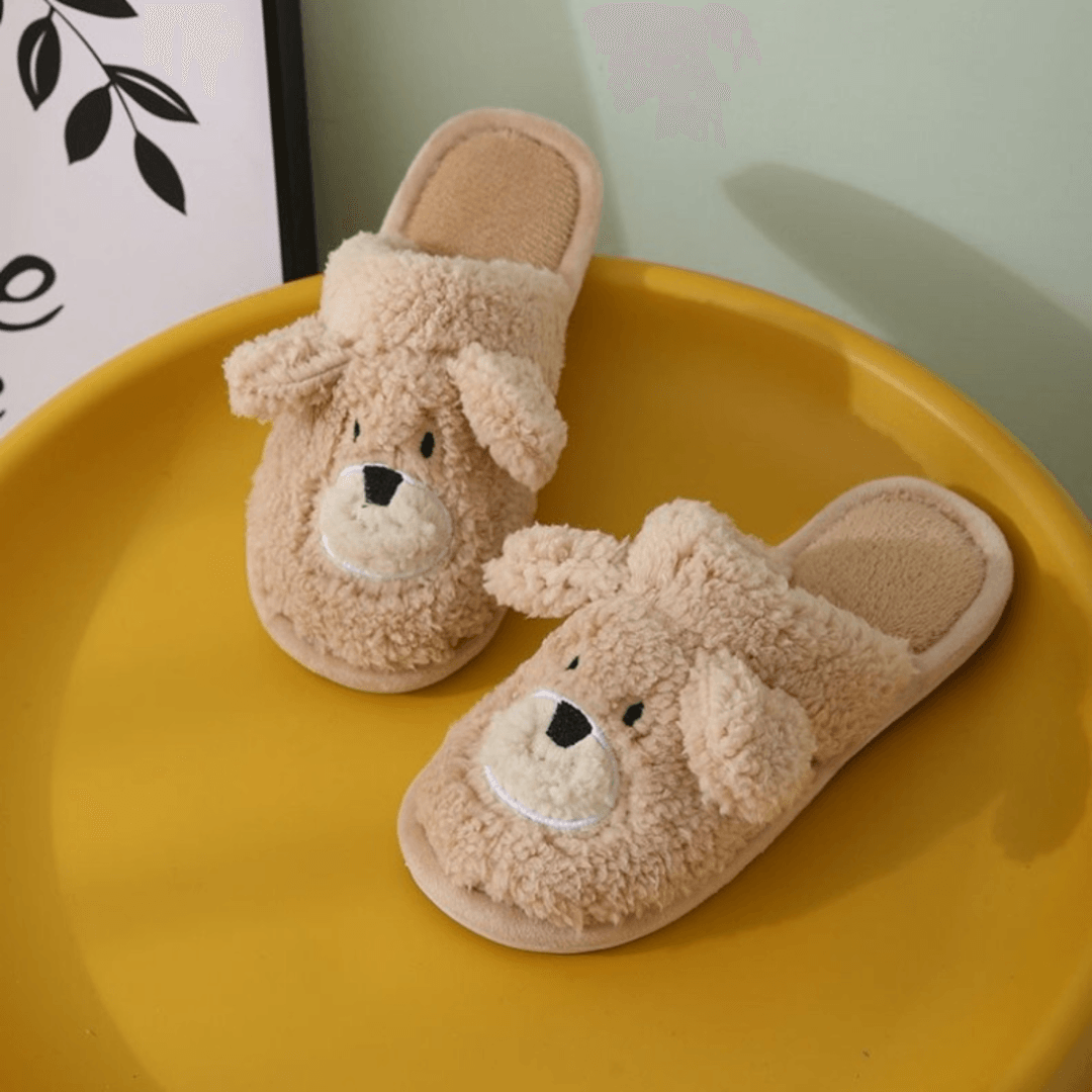 Dép bông đi trong nhà Cotton Gấu Mini Min 6