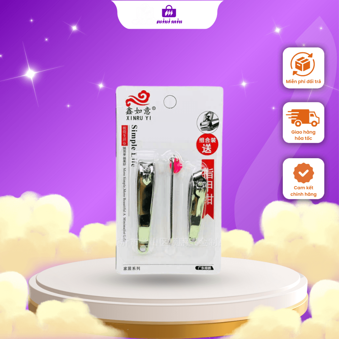 Vỉ 3 dụng cụ bấm móng