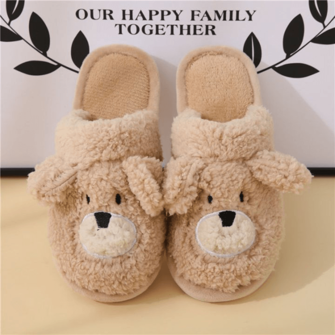Dép bông đi trong nhà Cotton Gấu Mini Min 3