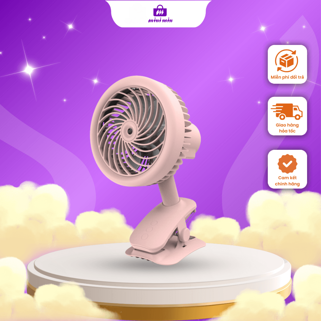 [Quà tặng doanh nghiệp] Quạt kẹp clipfan