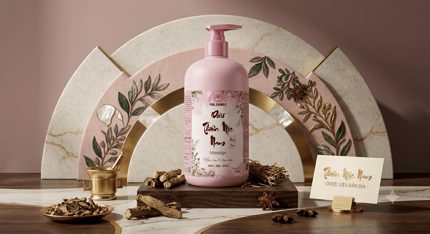 Dầu Massage Trị Liệu Nóng Sâu 1 lít 2