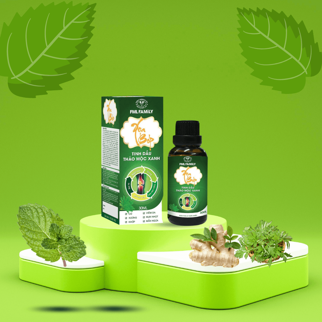 Tinh dầu xoa bóp Thảo Mộc Xanh 30ml hiệu quả diệu kỳ cho đau nhức xương khớp, cảm cúm, ho, mũi..- cam kết cho trả lại hàng và nhận lại tiền sau 01 ngày dùng không hiệu quả