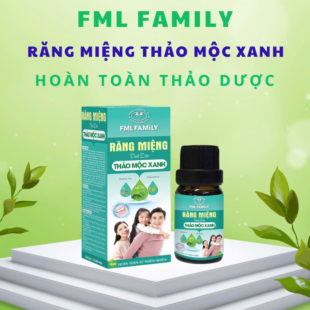 Tinh Dầu Răng Miệng Trị Hôi Miệng, Mảng Bám, Đau/sâu, ê buốt, chảy máu chân răng, nhiệt miệng và nhiều vấn đề khác hiệu quả diệu kỳ 10ml 2