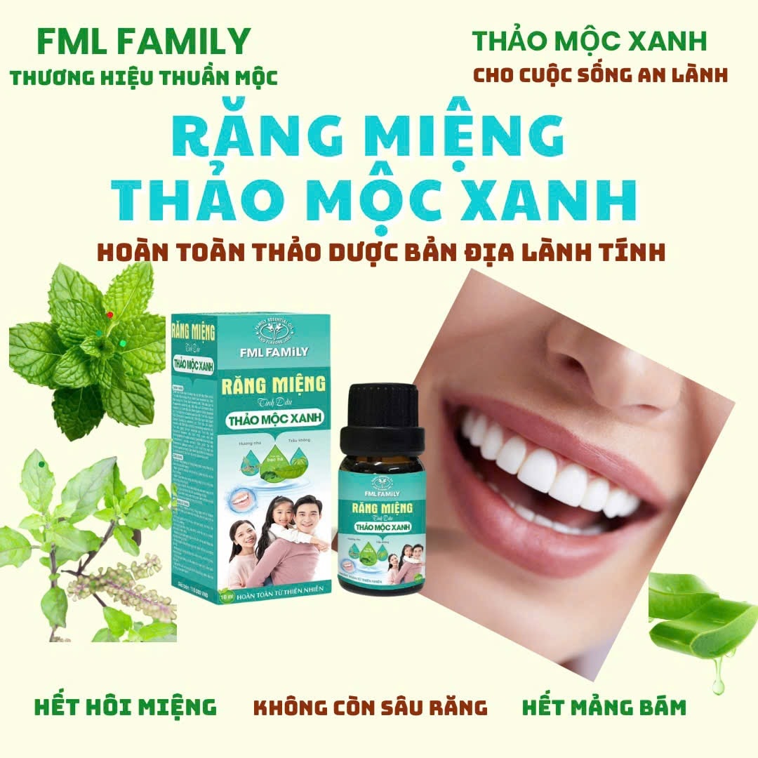 Tinh Dầu Răng Miệng Trị Hôi Miệng, Mảng Bám, Đau/sâu, ê buốt, chảy máu chân răng, nhiệt miệng và nhiều vấn đề khác hiệu quả diệu kỳ 10ml 3