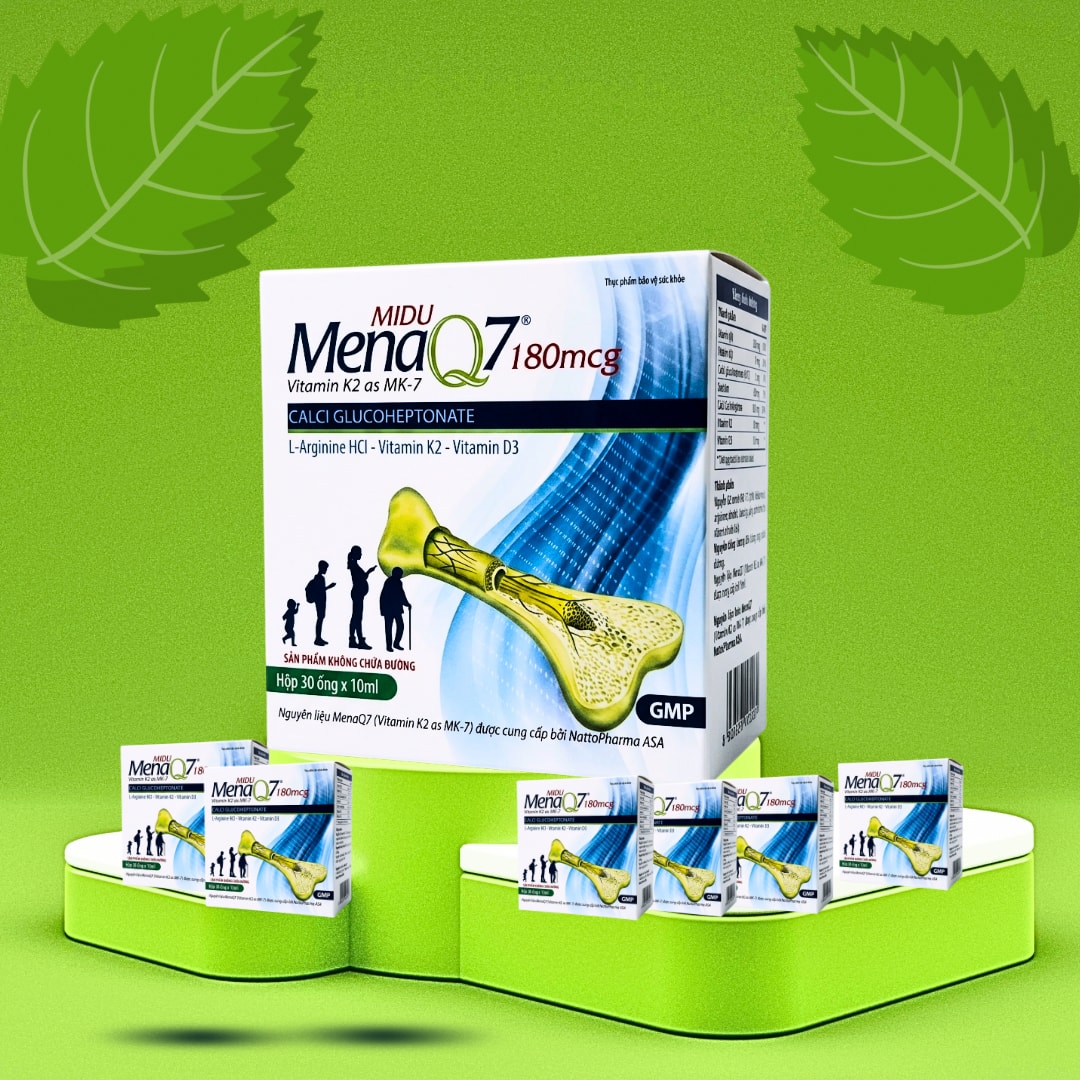 Can xi Hữu cơ K2 MK7 & Mg - Không Nóng, Không sợ lắng cặn thận - K2 giúp Canxi gắn vào xương hiệu quả nên cho kết quả nhanh