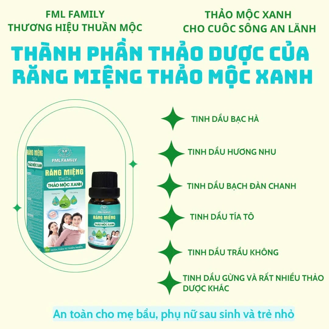 Tinh Dầu Răng Miệng Trị Hôi Miệng, Mảng Bám, Đau/sâu, ê buốt, chảy máu chân răng, nhiệt miệng và nhiều vấn đề khác hiệu quả diệu kỳ 10ml 6