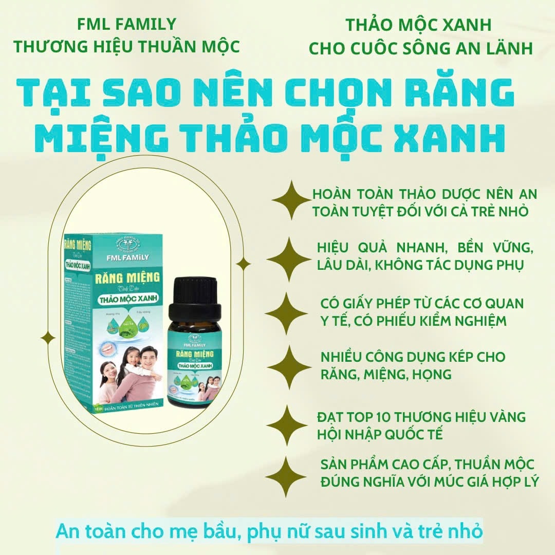 Tinh Dầu Răng Miệng Trị Hôi Miệng, Mảng Bám, Đau/sâu, ê buốt, chảy máu chân răng, nhiệt miệng và nhiều vấn đề khác hiệu quả diệu kỳ 10ml 7